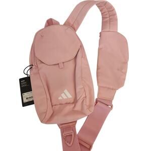 NWT Adidas Pink Essentials 3 Slingback Bag One Size